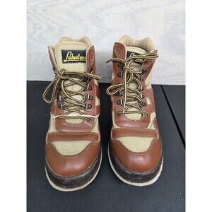 Hodgman Lakestream Men's SZ 9 Boots Canvas Lace Up Wading Stream Fishing 19204